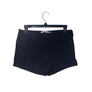 Celebrity Pink Womens Black Denim Shorts Size 7/28